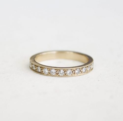 טבעת זהב ויהלומים מיוחדת