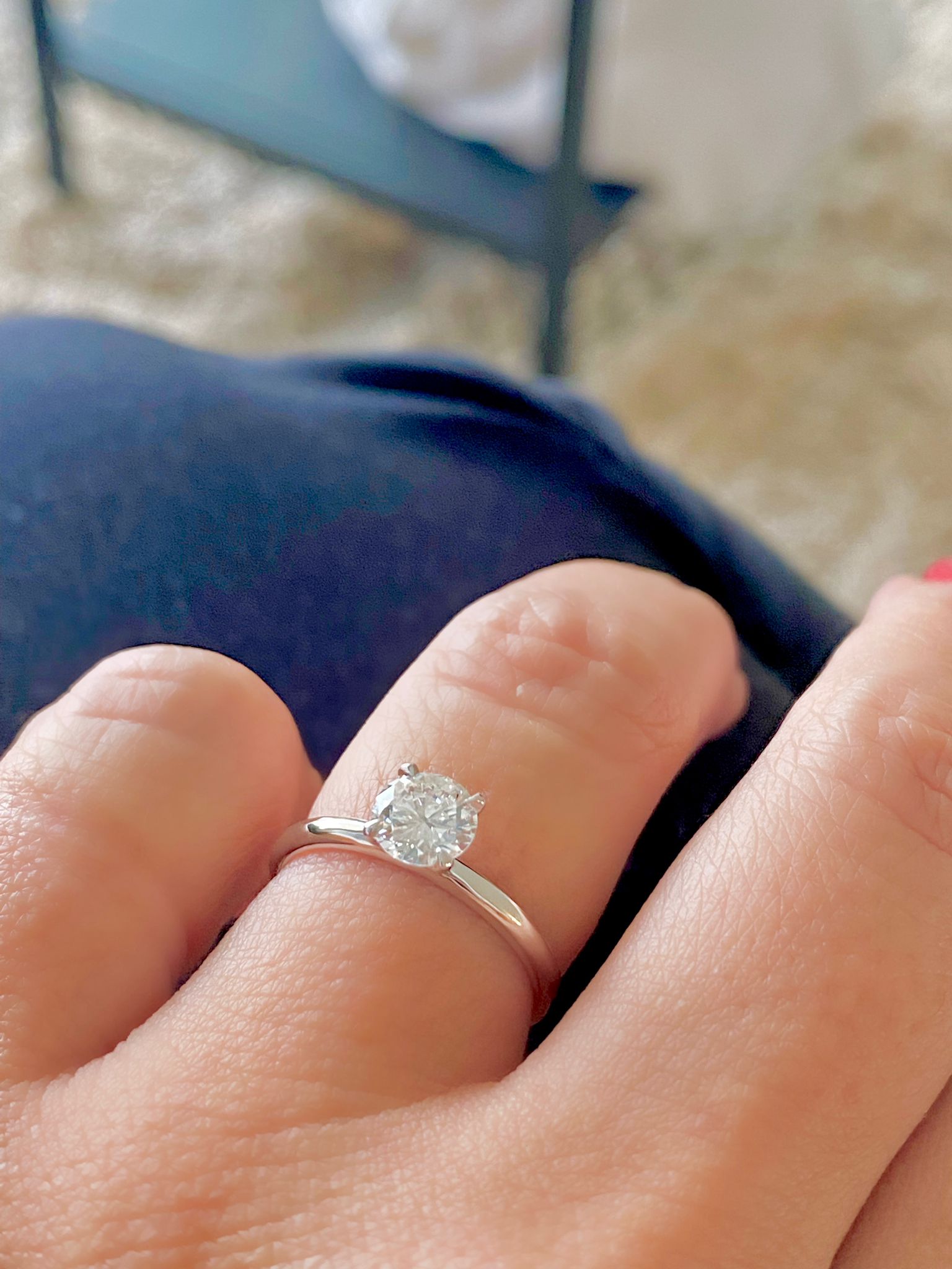 טבעת אירוסין קלאסית, דגם ליז