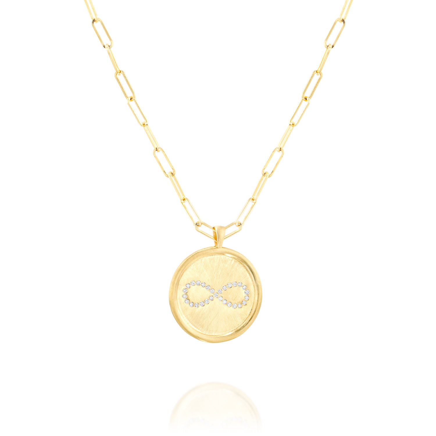 תליון מטבע ויהלומים אינפיניטי, דגם טליה