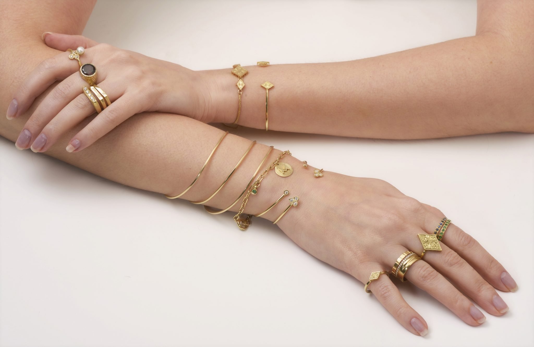 טבעת זהב וינטאג', דגם מיני אסתריקה