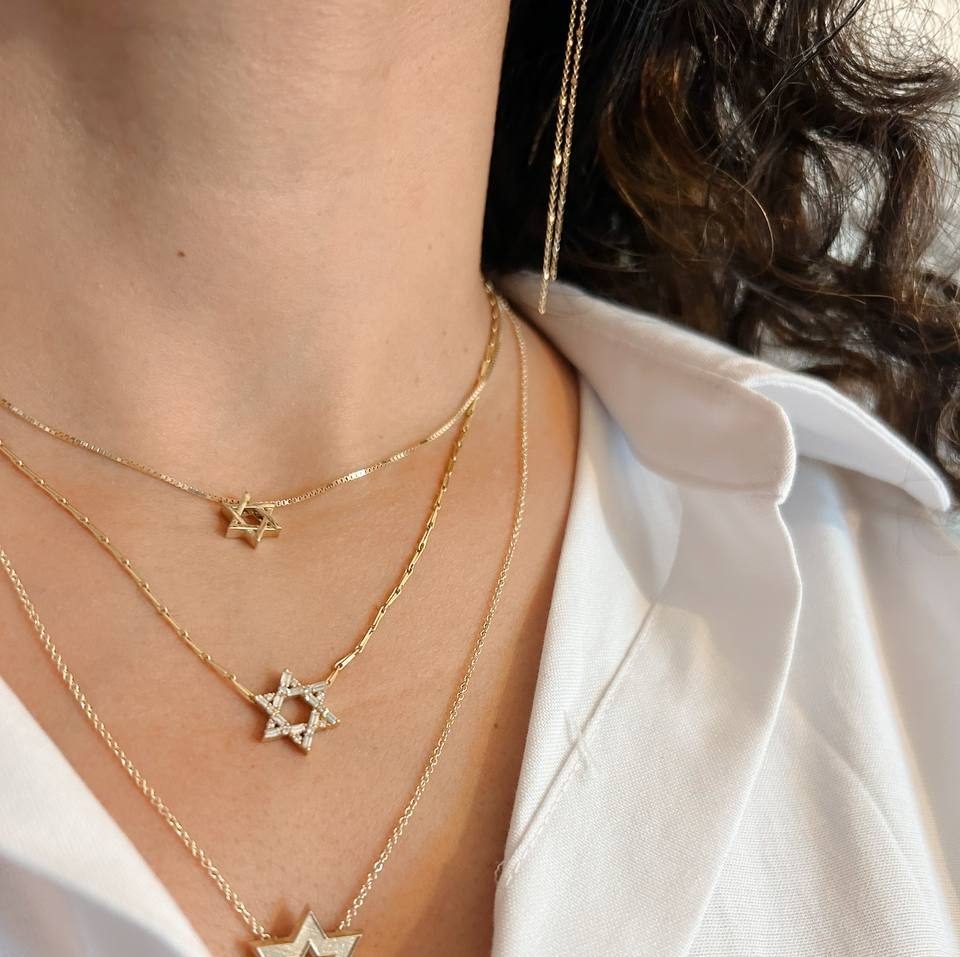 תליון מגן דויד מיני, דגם שרה