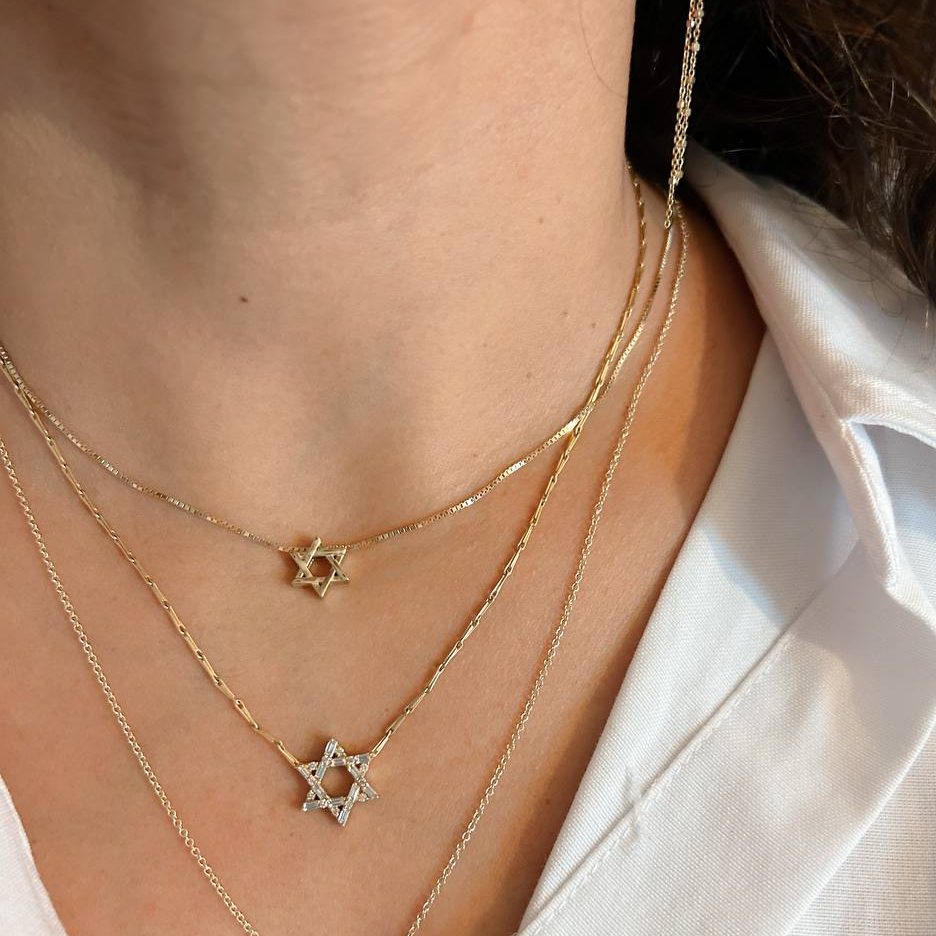 תליון מגן דויד מיני, דגם שרה