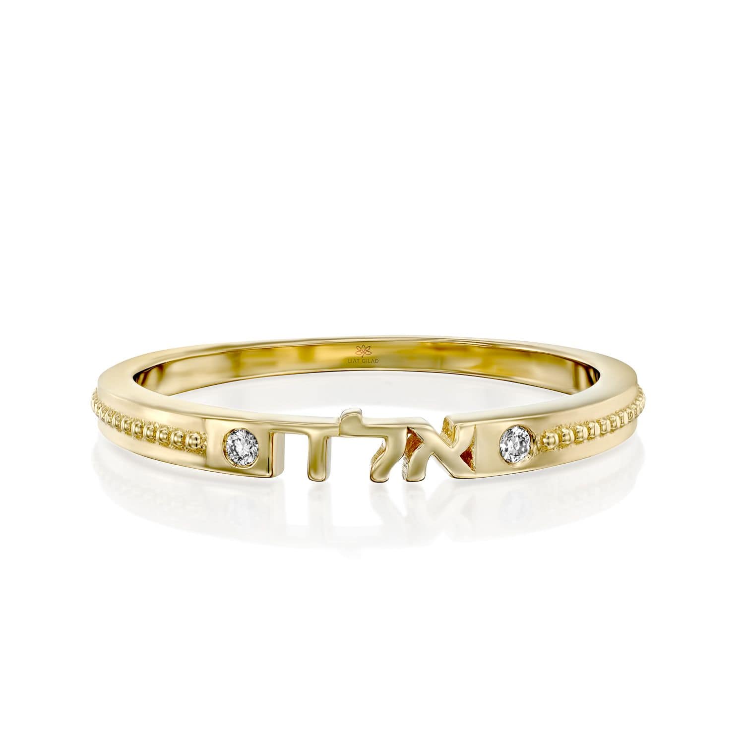 אלד, טבעת זהב ויהלומים לזרת, תכשיטי העצמה