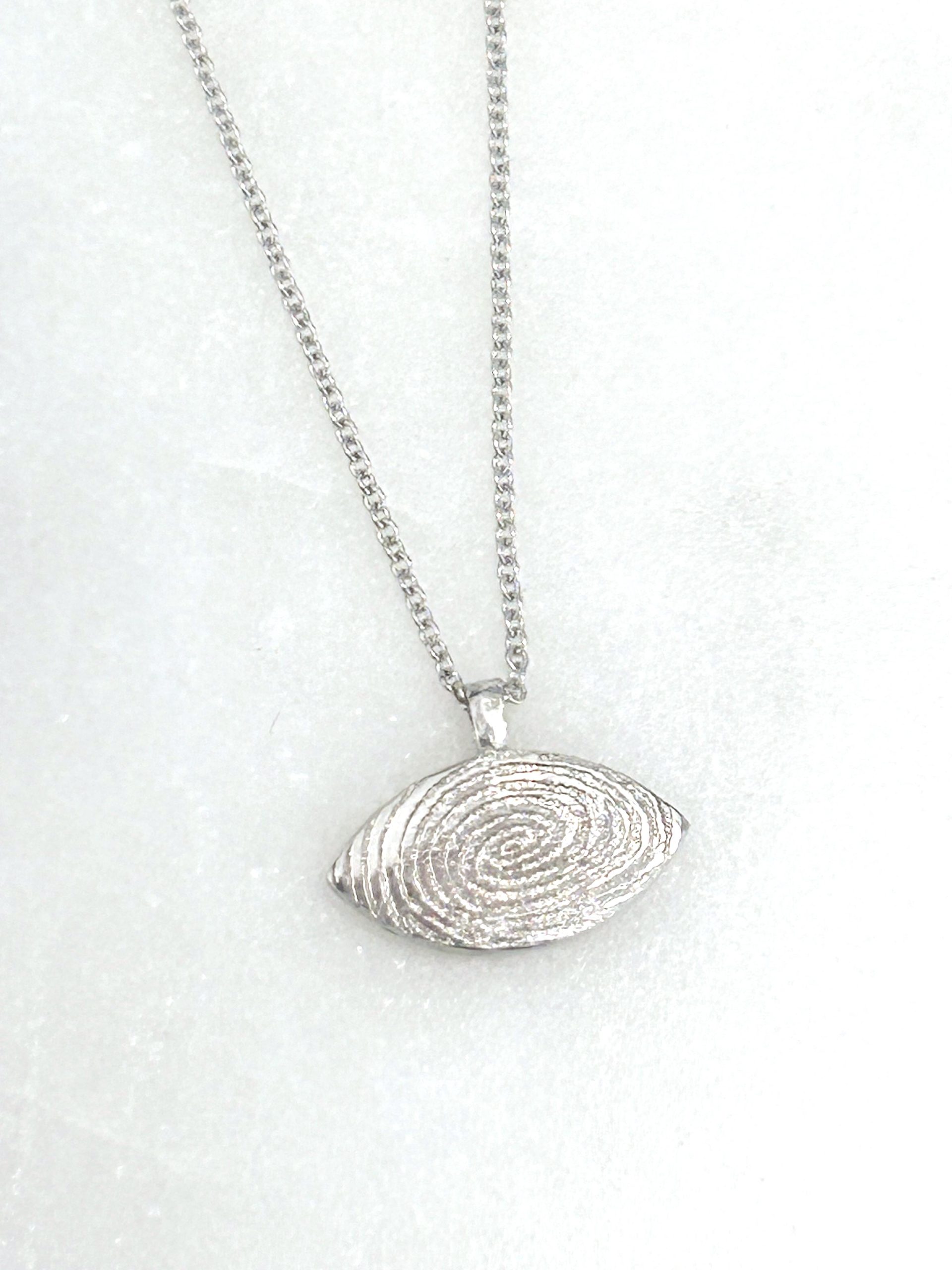 תליון עין טביעת אצבע, 15 מ"מ אורך