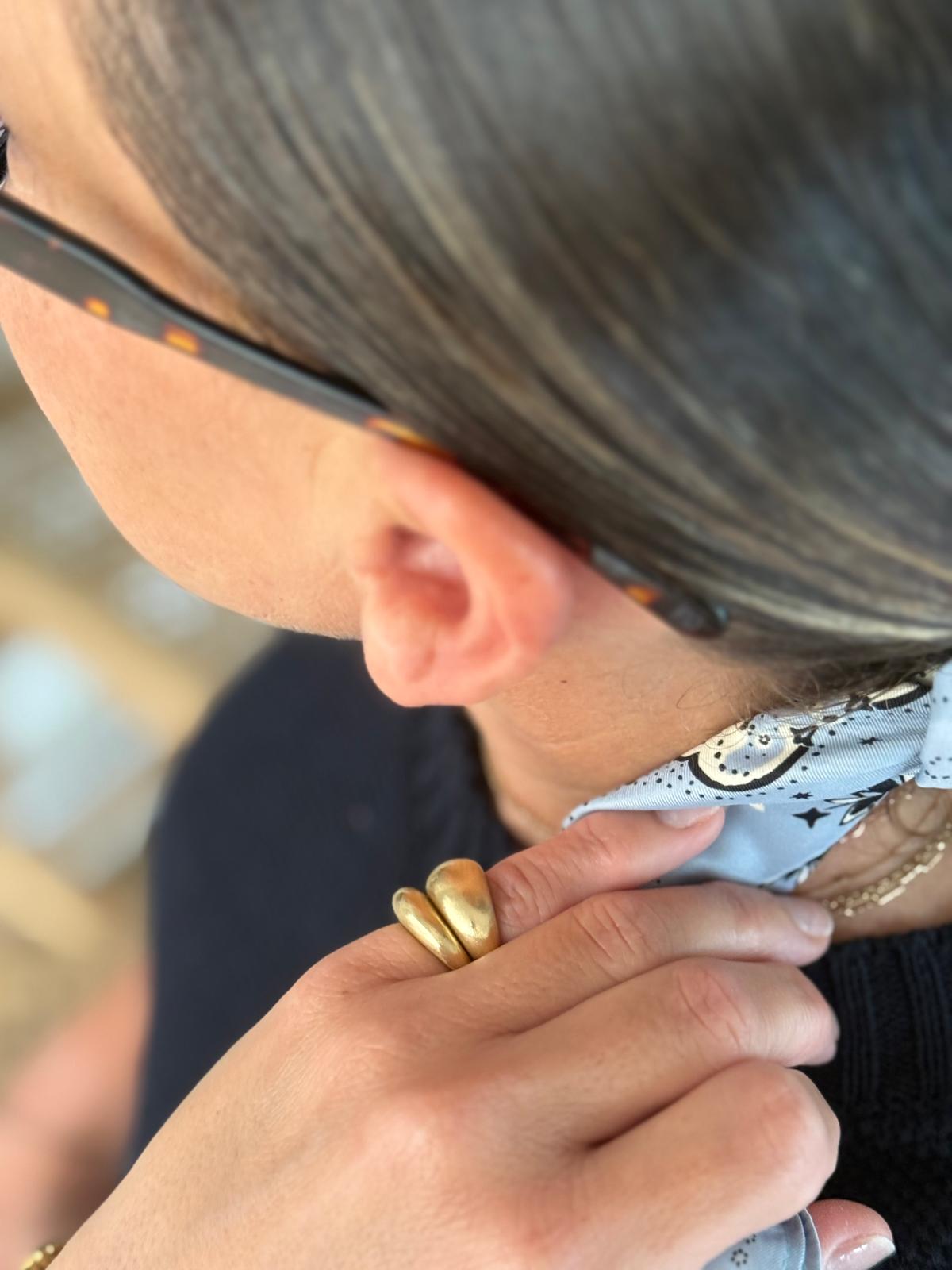 3 טבעות זהב ויהלומים- סט דורין