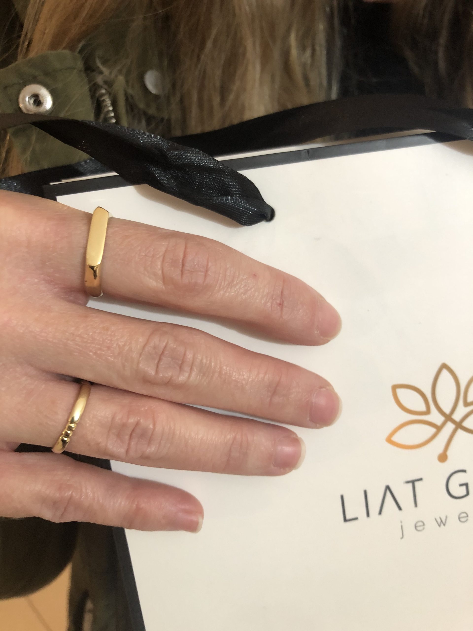 טבעת זהב לחריטה, דגם סיס רחבה