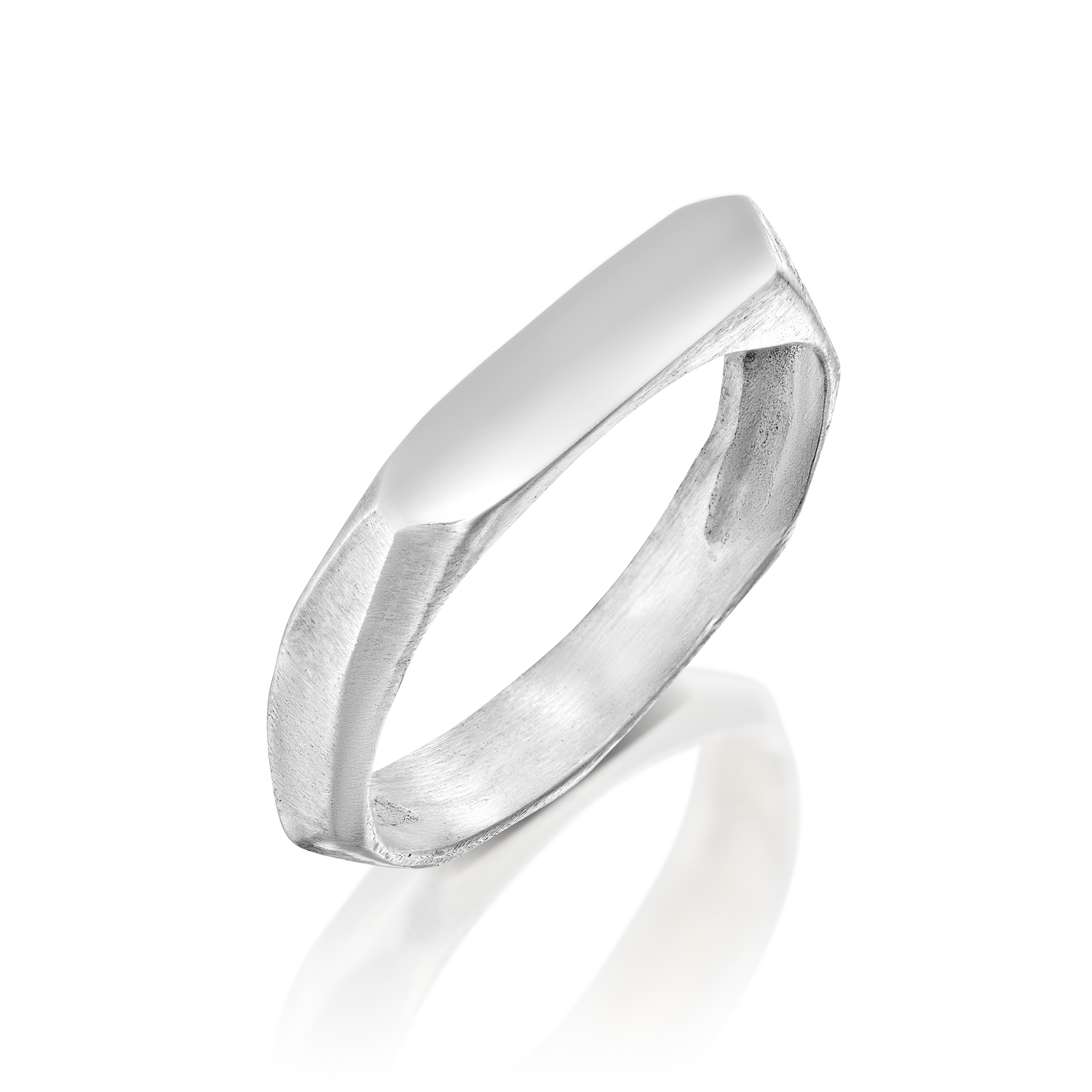 טבעת זהב לחריטה, דגם סיס רחבה