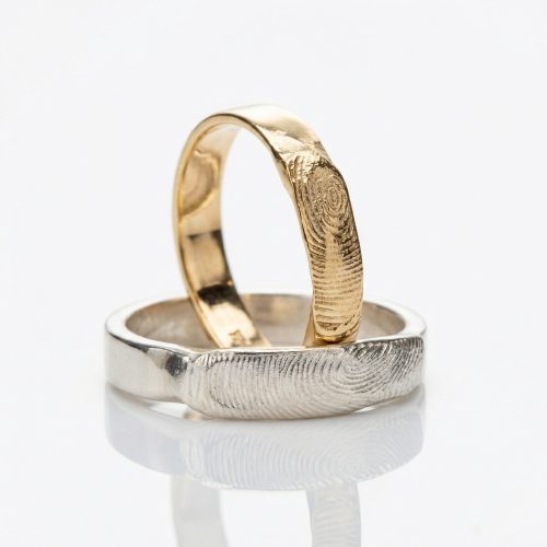 טבעת זהב עם טביעת אצבע, דגם הילה